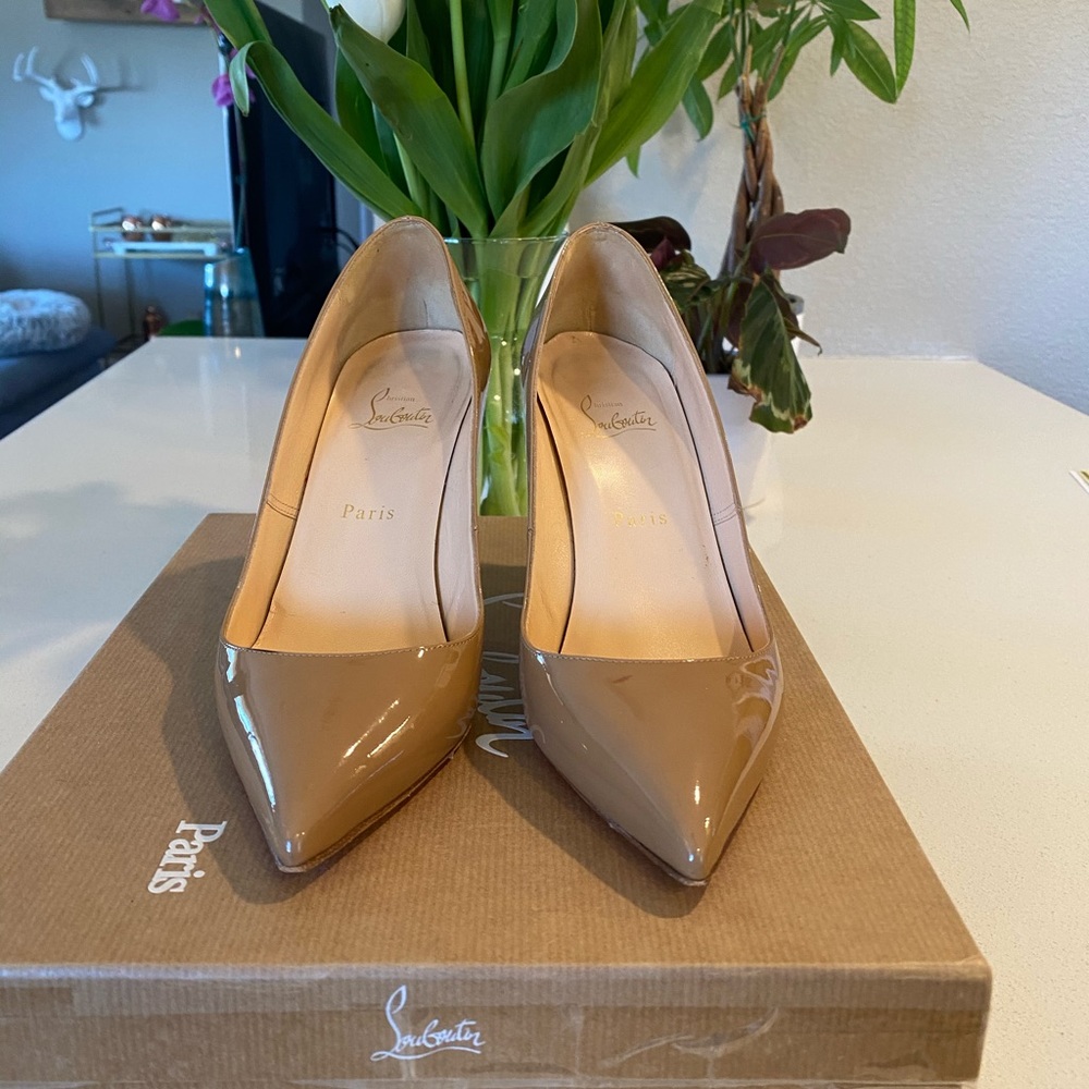 Nude 38mm Christian Louboutin Heels